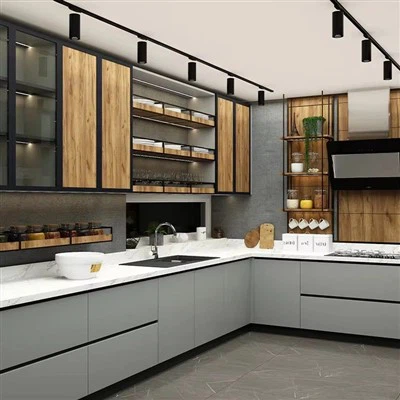 ตู้ครัวแก้วลาคัท